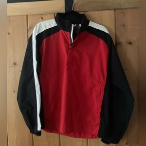 Footjoy golf quarter zip rain/windbreaker